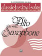 Classic Festival Solos Vol. 1 Alto Sax Solo Part cover